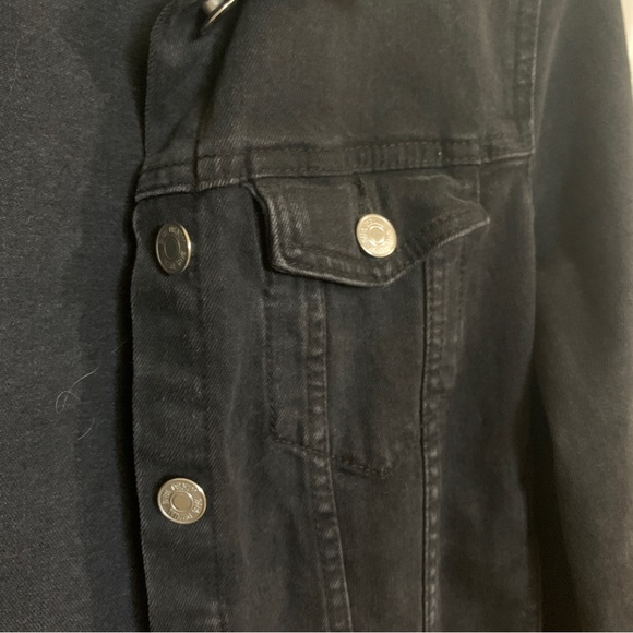 ZARA Denim Jacket in Dark Grey - Picture 4 of 7